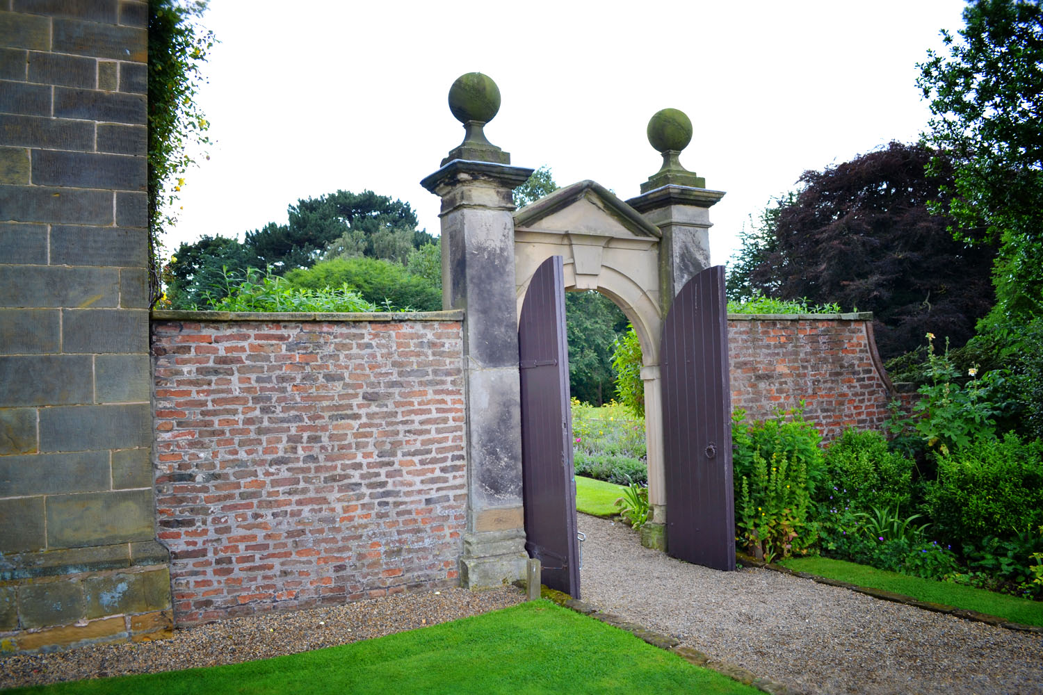 Garden gate Ormesby Hall