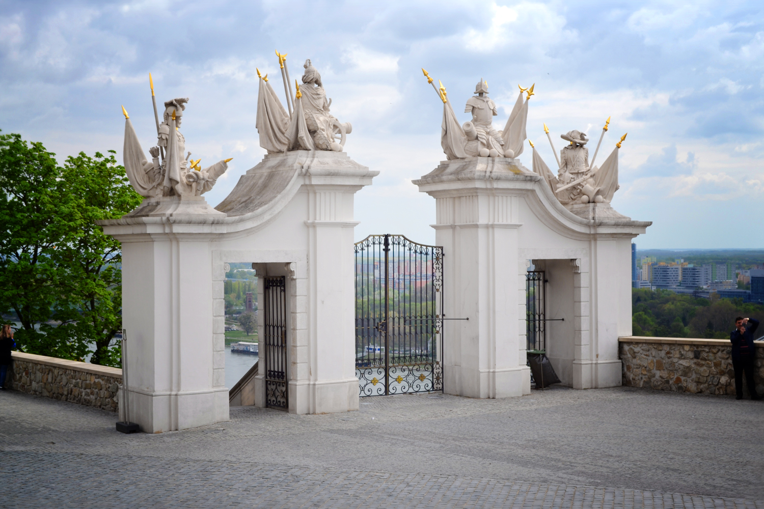 Gates at Bratislava Castle