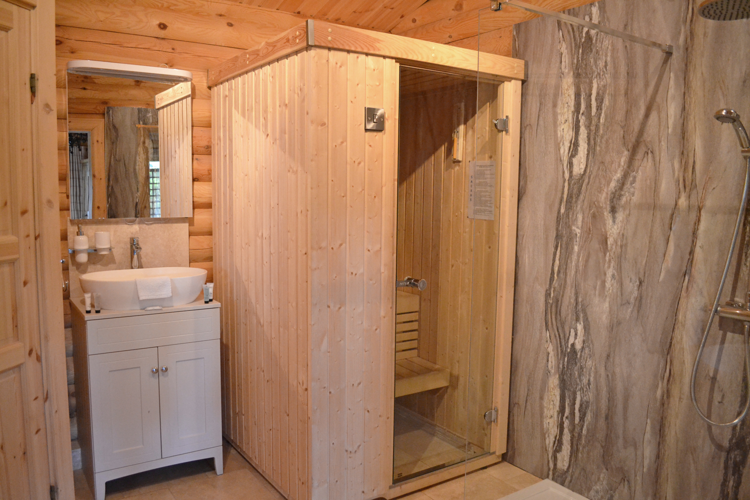 Lillie lodge sauna