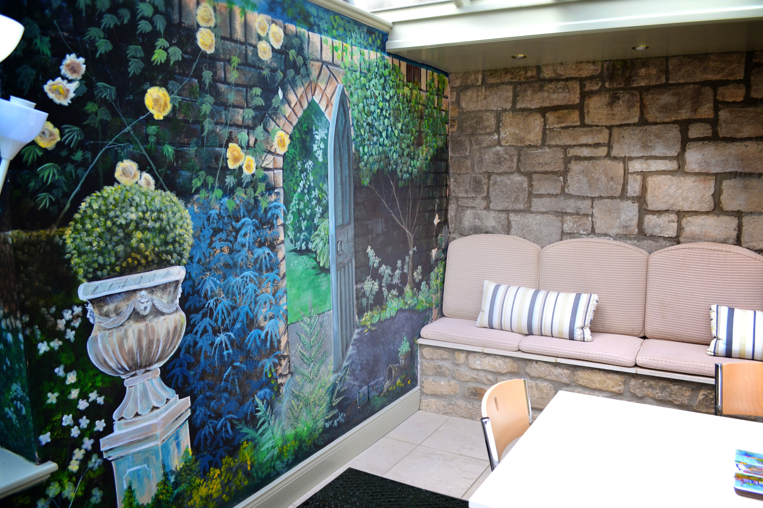 Conservatory mural