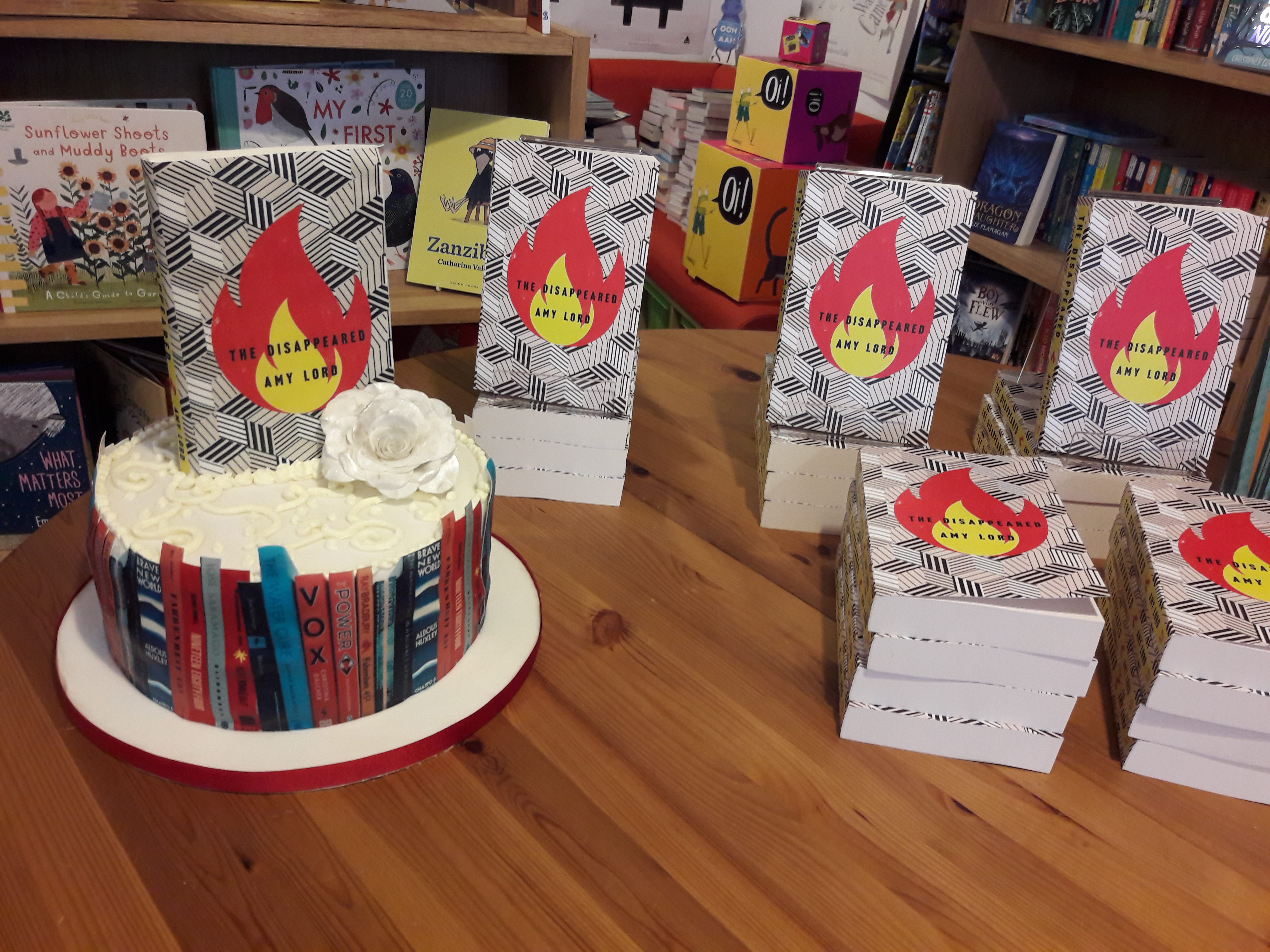 The Disappeared book cake