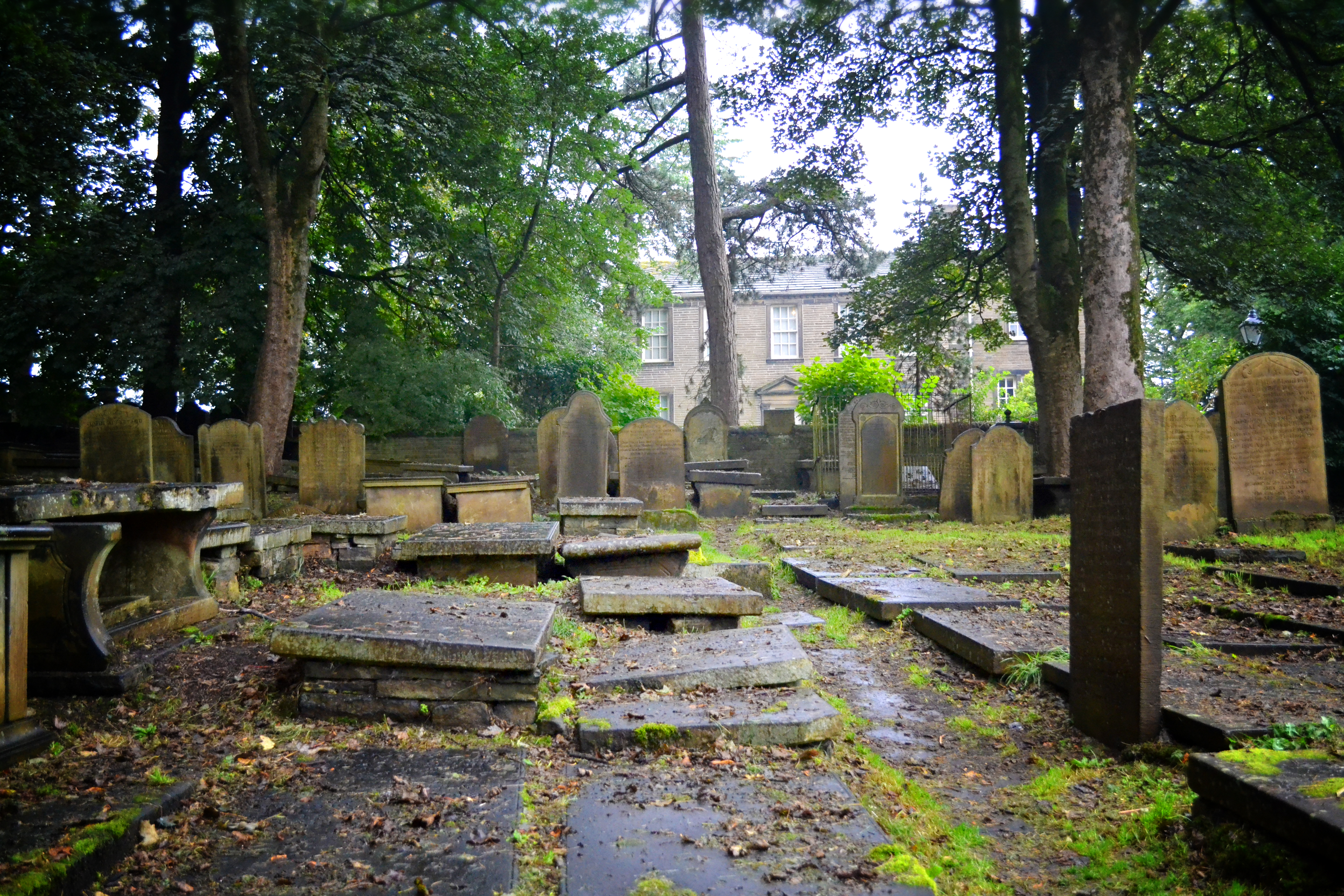 Bronte Parsonage Museum graveyard