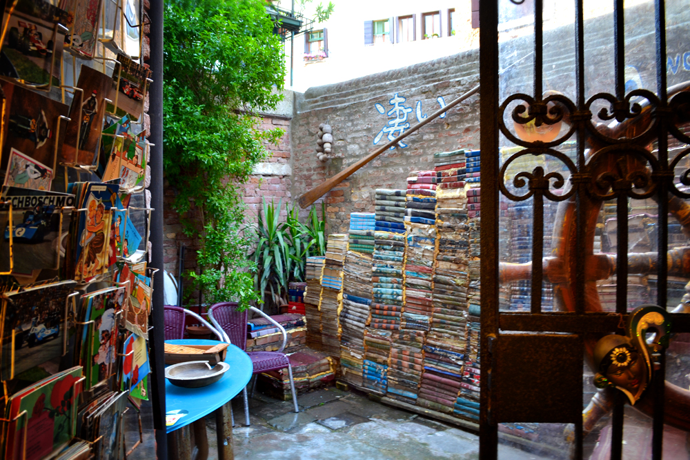 Book shop courtyard