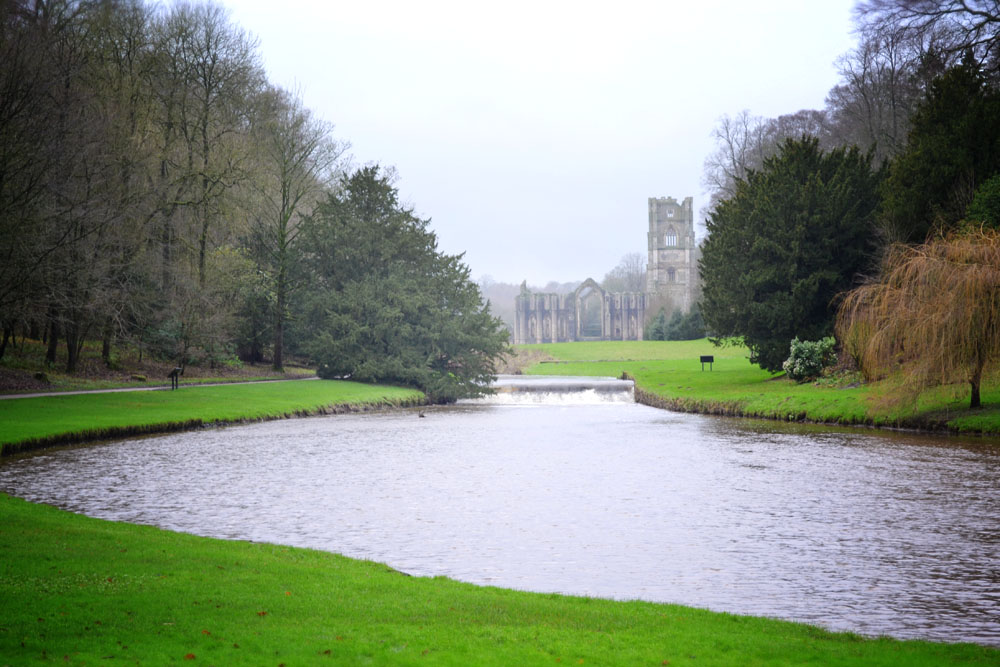 Fountains Abbey view