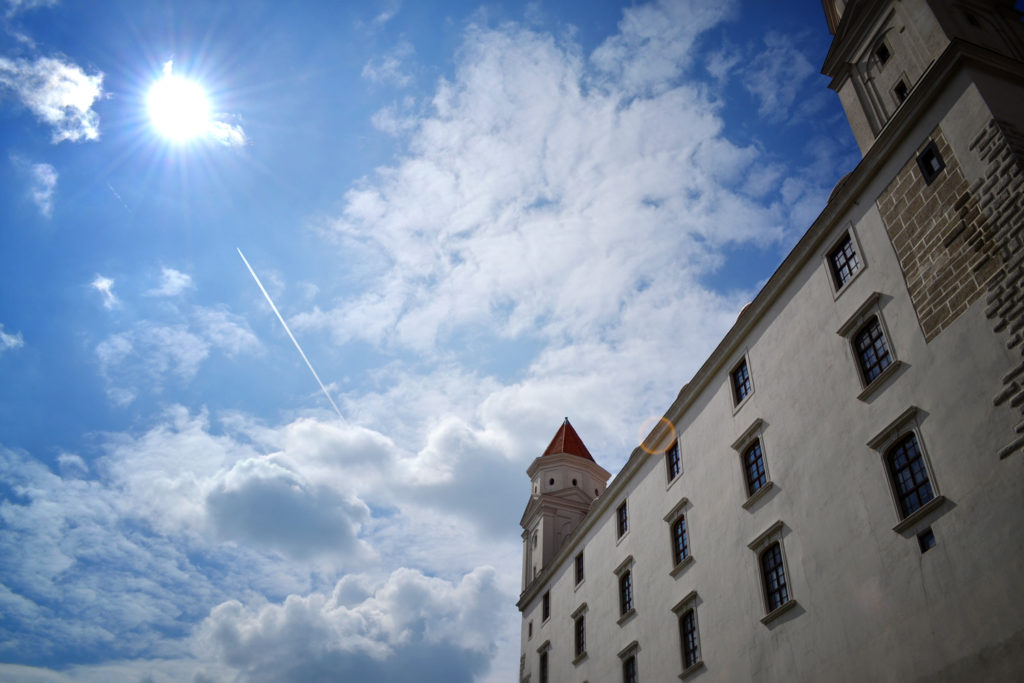 Bratislava Castle sky