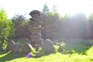 Standing stones Druid's Temple